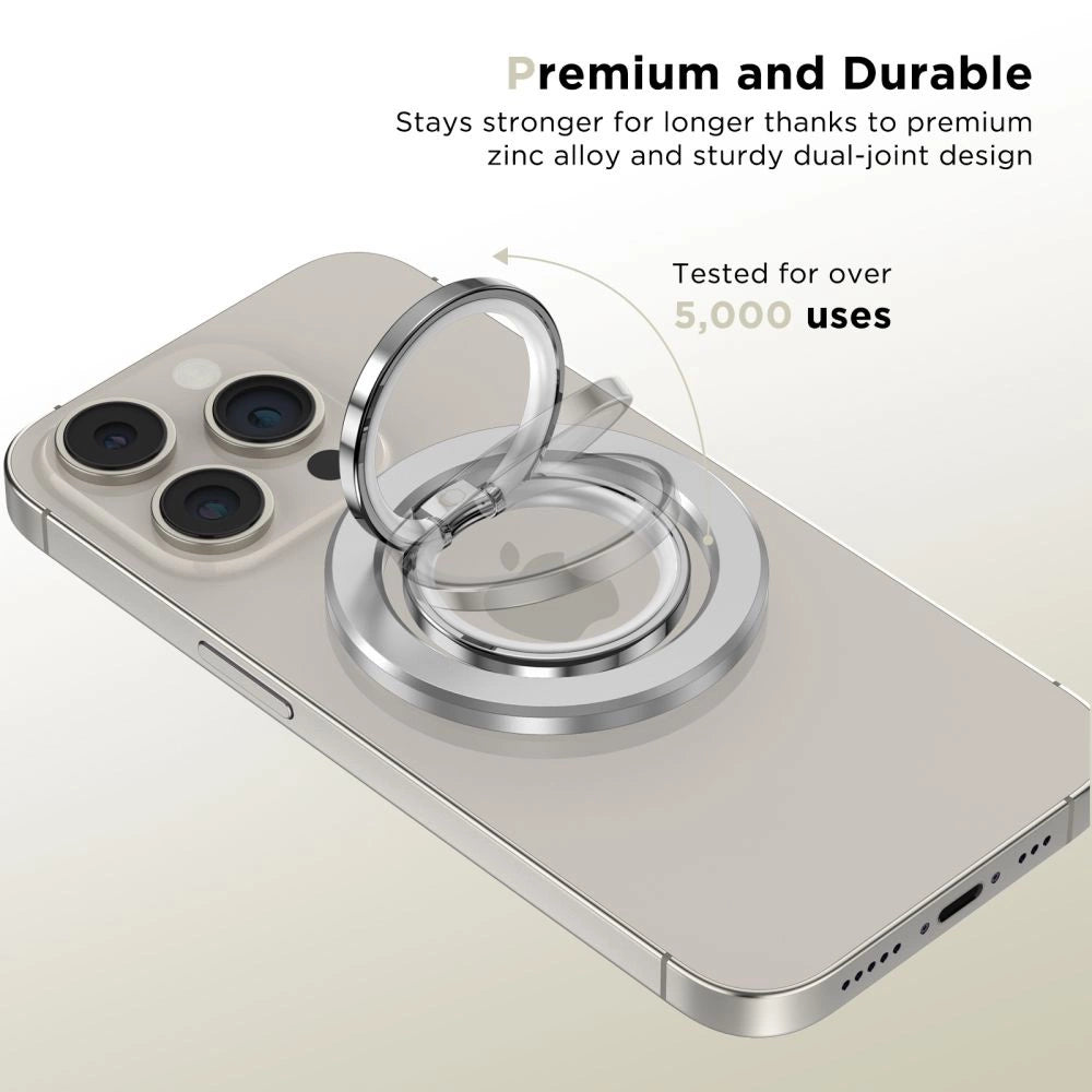 Tech-Protect MMR300 magnetic holder/ring with MagSafe - silver_2