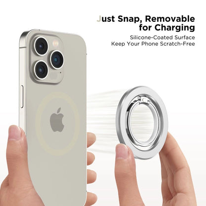 Tech-Protect MMR300 magnetic holder/ring with MagSafe - silver_3