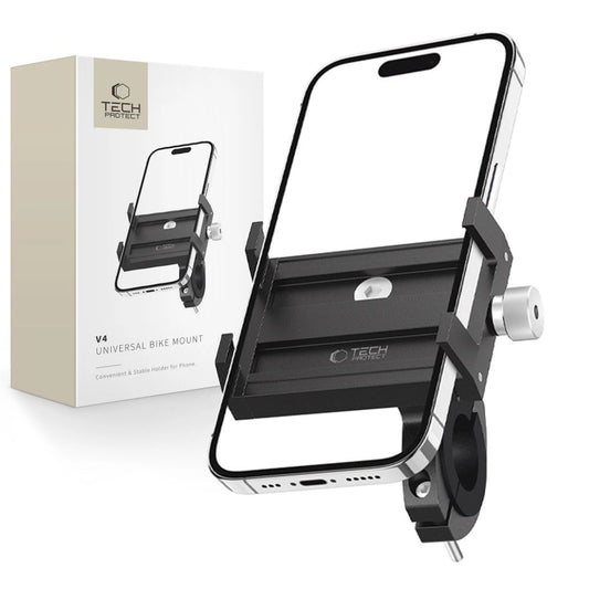 Tech-Protect V4 Bike Handlebar Phone Holder - Black_0