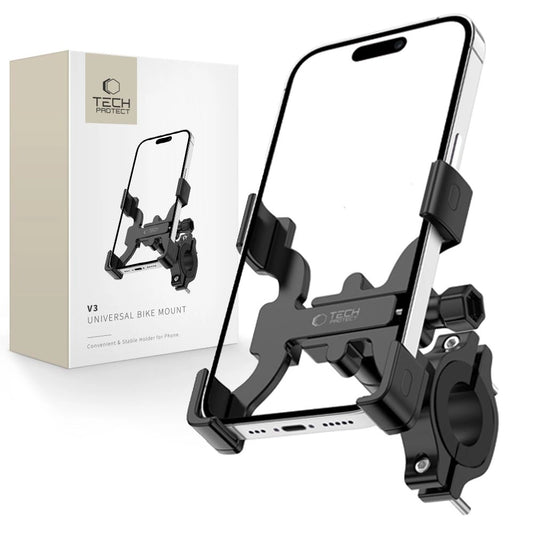Tech-Protect V3 Bike Phone Holder for Handlebars - Black_0