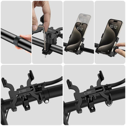 Tech-Protect V3 Bike Phone Holder for Handlebars - Black_4
