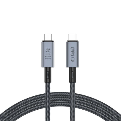 Tech-Protect UltraBoost Max USB-C 4.0 / USB-C 4.0 PD 240W 8K 40Gbps 2m cable - gray_0
