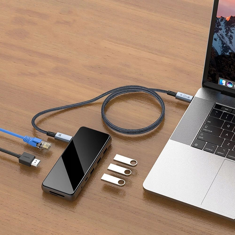 Tech-Protect UltraBoost Max USB-C 4.0 / USB-C 4.0 PD 240W 8K 40Gbps 2m cable - gray_6