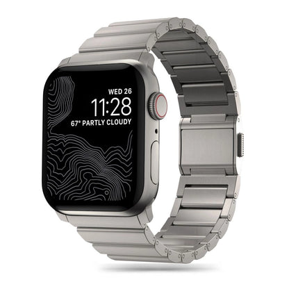 Tech-Protect SteelBand for Apple Watch 4 / 5 / 6 / 7 / 8 / 9 / SE / Ultra 1 / 2 (42/44/45/49 mm) - titanium_0