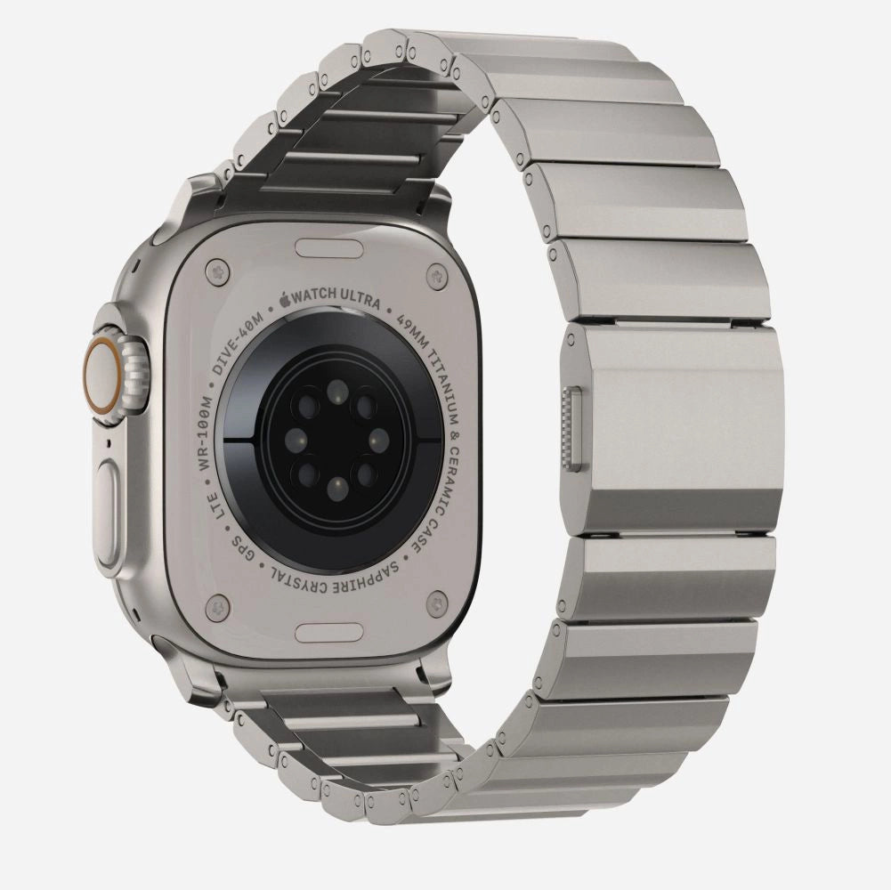 Tech-Protect SteelBand for Apple Watch 4 / 5 / 6 / 7 / 8 / 9 / SE / Ultra 1 / 2 (42/44/45/49 mm) - titanium_1