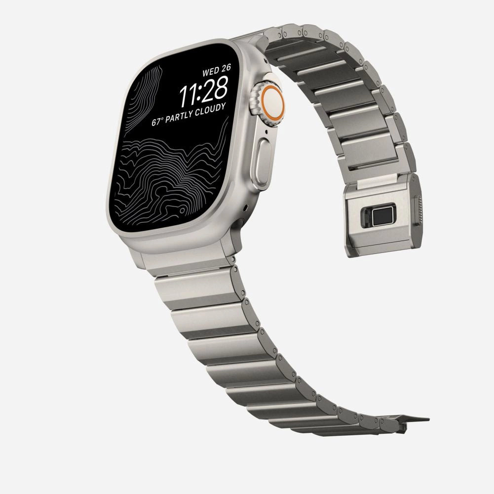 Tech-Protect SteelBand for Apple Watch 4 / 5 / 6 / 7 / 8 / 9 / SE / Ultra 1 / 2 (42/44/45/49 mm) - titanium_5