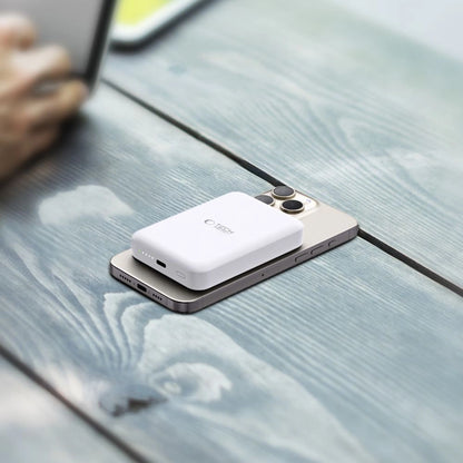 Tech-Protect LifeMag PB11 Powerbank with MagSafe 10000mAh 15W USB-C port - white + USB-C cable_7