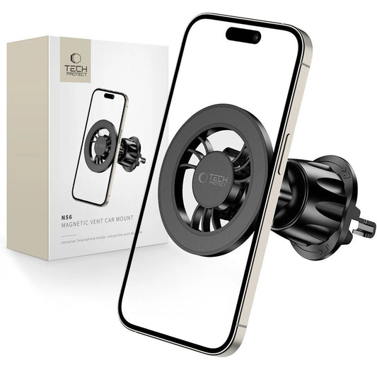 Tech-Protect N56 Magnetic Car Phone Holder with MagSafe for Air Vent - Black_0