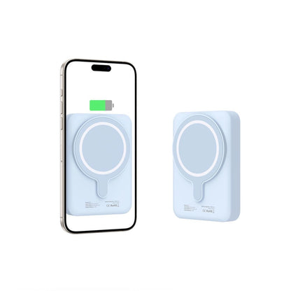 Tech-Protect LifeMag PB11 Powerbank with MagSafe 10000mAh 15W USB-C port - blue + USB-C cable_2
