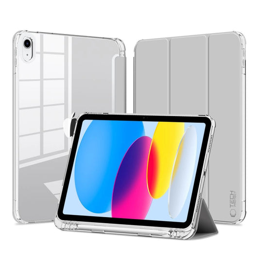 Tech-Protect SC Pen Hybrid Case for iPad 10.9" 2022 - Gray_0