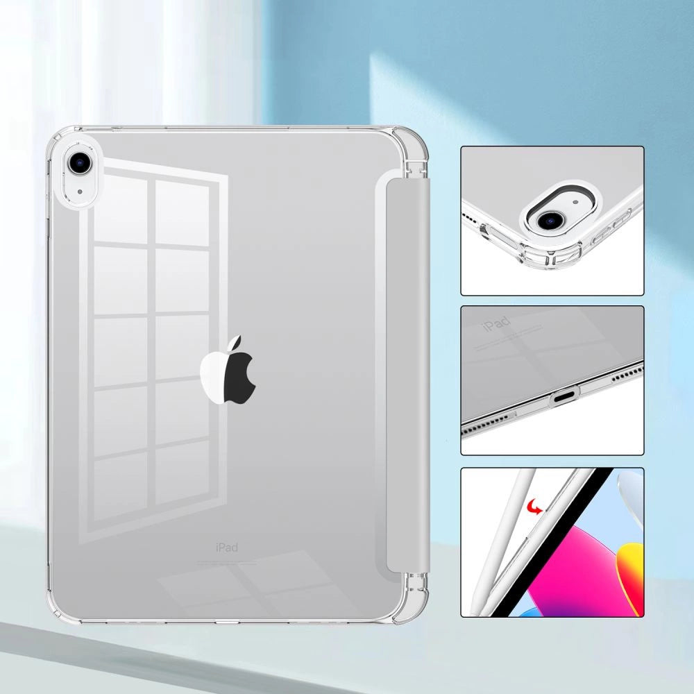 Tech-Protect SC Pen Hybrid Case for iPad 10.9" 2022 - Gray_4