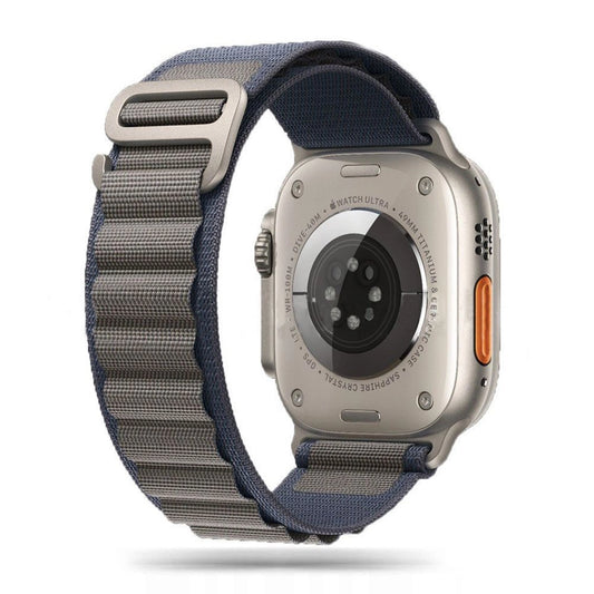 Tech-Protect Nylon Pro Strap for Apple Watch 4 / 5 / 6 / 7 / 8 / 9 / SE / Ultra 1 / 2 (42/44/45/49 mm) - Blue-Gray_0