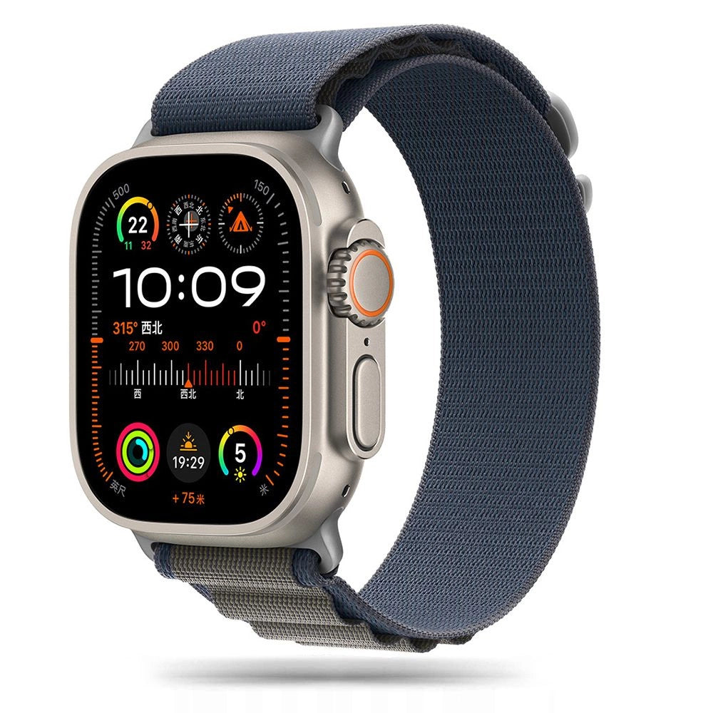 Tech-Protect Nylon Pro Strap for Apple Watch 4 / 5 / 6 / 7 / 8 / 9 / SE / Ultra 1 / 2 (42/44/45/49 mm) - Blue-Gray_6