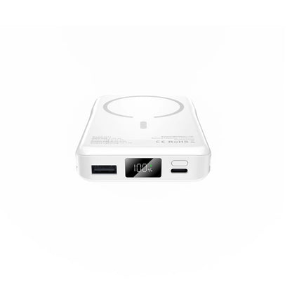 Tech-Protect LifeMag PB31 Power Bank with MagSafe 10000mAh 15W USB-C / USB-A / Built-in USB-C / Lightning Cables - White_3