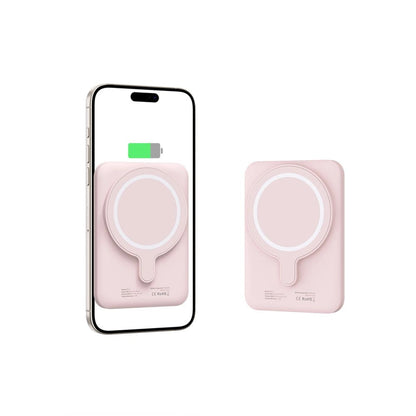 Tech-Protect LifeMag PB10 Powerbank with MagSafe 5000mAh 15W USB-C port - pink + USB-C cable_3