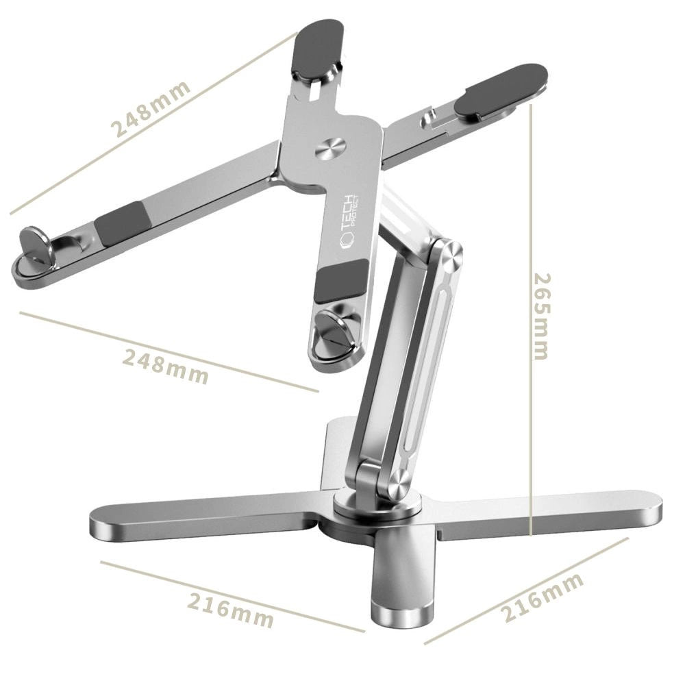 Tech-Protect ULS200 universal stand for laptops up to 16" - silver_3