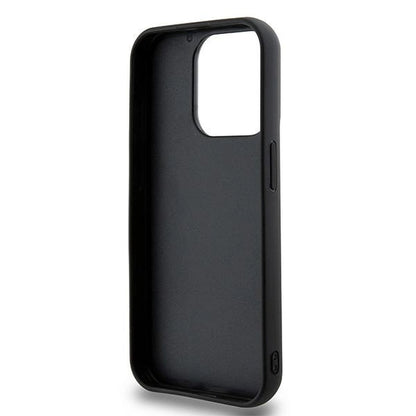 DKNY 3D Rubber Repeat Pattern case for iPhone 15 Pro - black_6