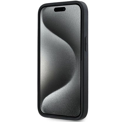 DKNY 3D Rubber Repeat Pattern case for iPhone 15/14/13 - black_4