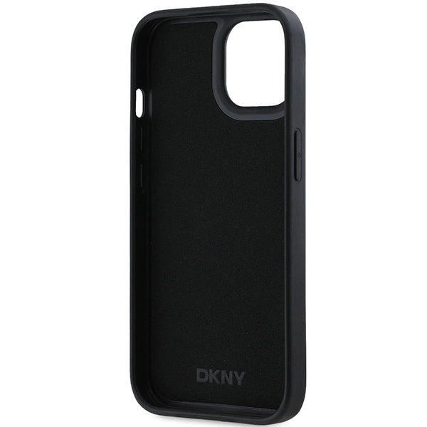 DKNY 3D Rubber Repeat Pattern case for iPhone 15/14/13 - black_6
