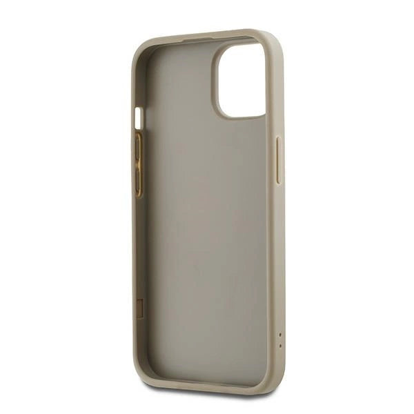 DKNY Wrist Strap Stock Logo case for iPhone 15 / 14 / 13 - beige_5