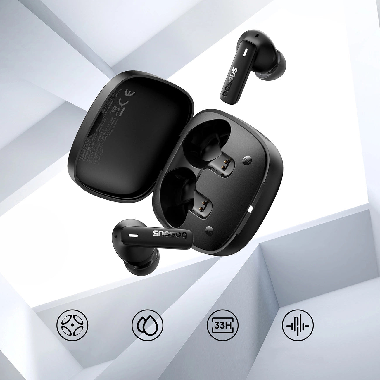 Baseus Bowie E19 TWS In-Ear Wireless Headphones - Black_9