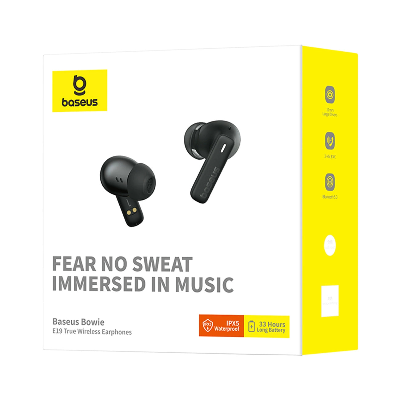 Baseus Bowie E19 TWS In-Ear Wireless Headphones - Black_7