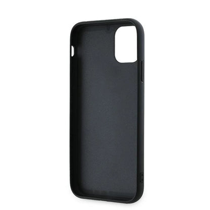 Karl Lagerfeld Diagonal Quilted Script case for iPhone 11 / Xr - black_6