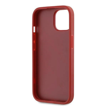 Karl Lagerfeld Diagonal Quilted Script case for iPhone 15 / 14 / 13 - red_6