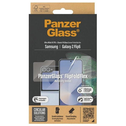 PanzerGlass Bundle 2in1 foil + tempered glass for Samsung Galaxy Z Flip 6_3