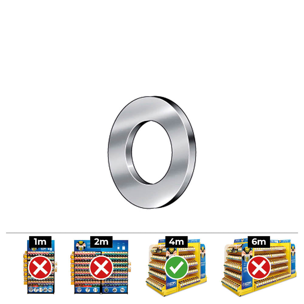 Caixa 1000 unid. anilha lisa din/ref 125a Ã¸4mm zincado celo_0