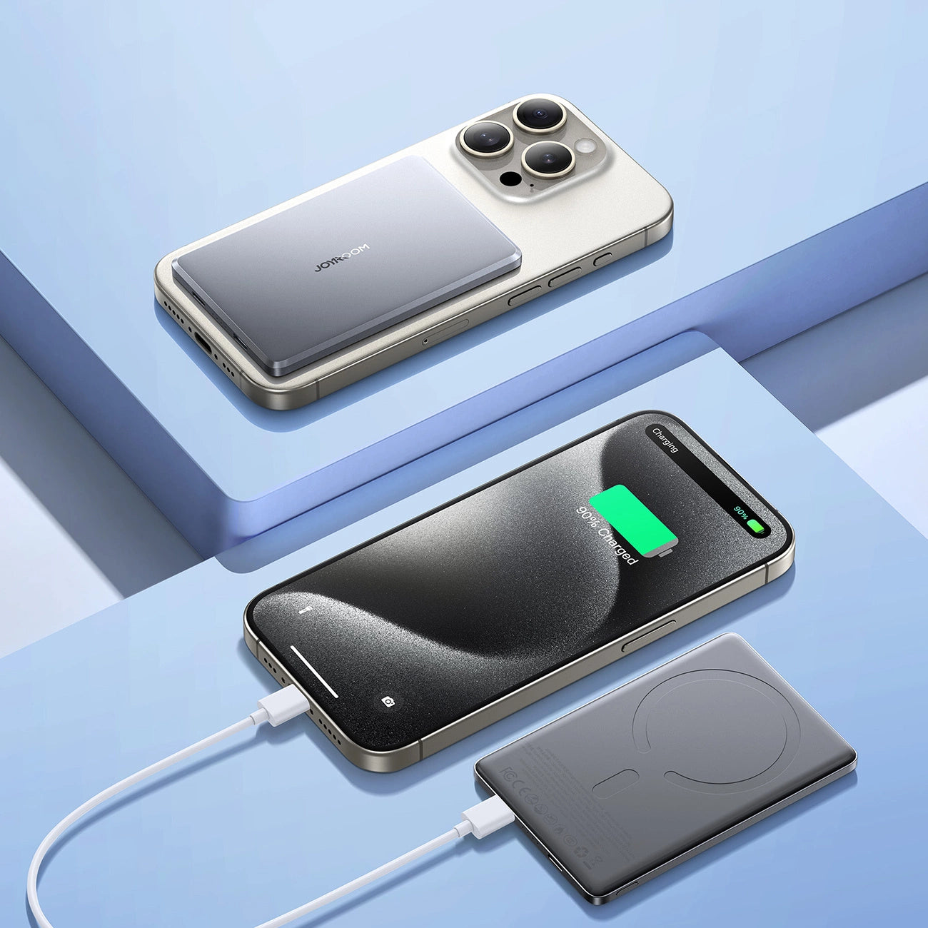 Powerbank Joyroom JR-PBM08 5000mAh 20W with inductive charging - gray_16