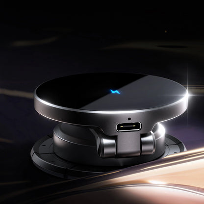Joyroom JR-ZS408 magnetic holder with 15W inductive charger for car cockpit - black_8