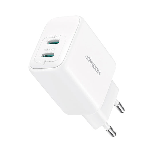 Joyroom JR-TCF12 mains charger 2x USB-C 20W PD / QC 3.0 - white_0
