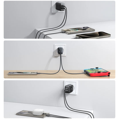 Joyroom JR-TCF13 network charger USB-C / USB-A 25W SFC / PPS / PD - black_10