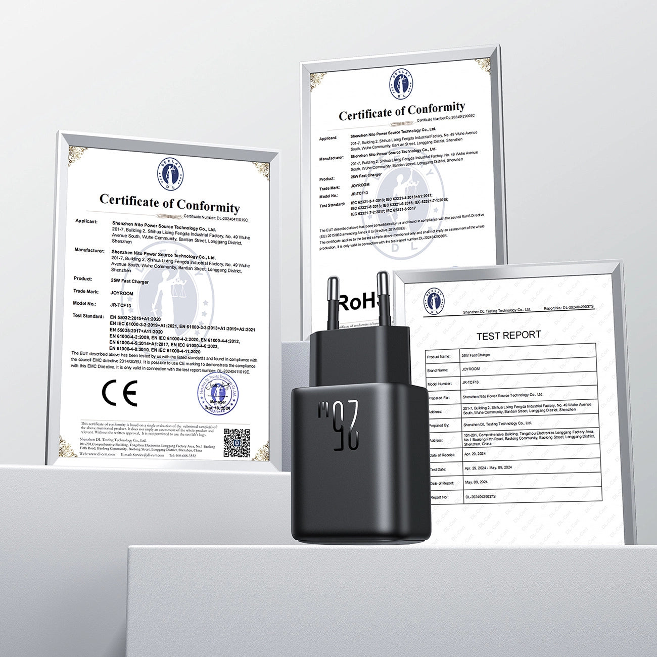 Joyroom JR-TCF13 network charger USB-C / USB-A 25W SFC / PPS / PD - black_15