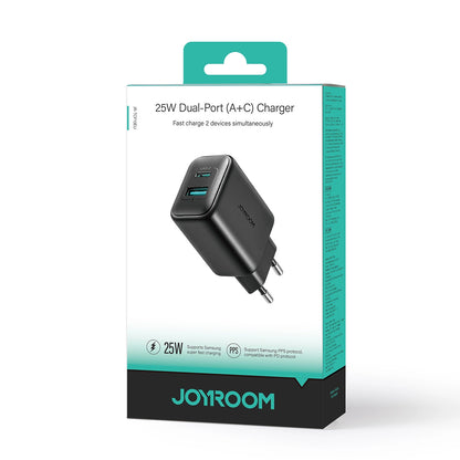 Joyroom JR-TCF13 network charger USB-C / USB-A 25W SFC / PPS / PD - black_7