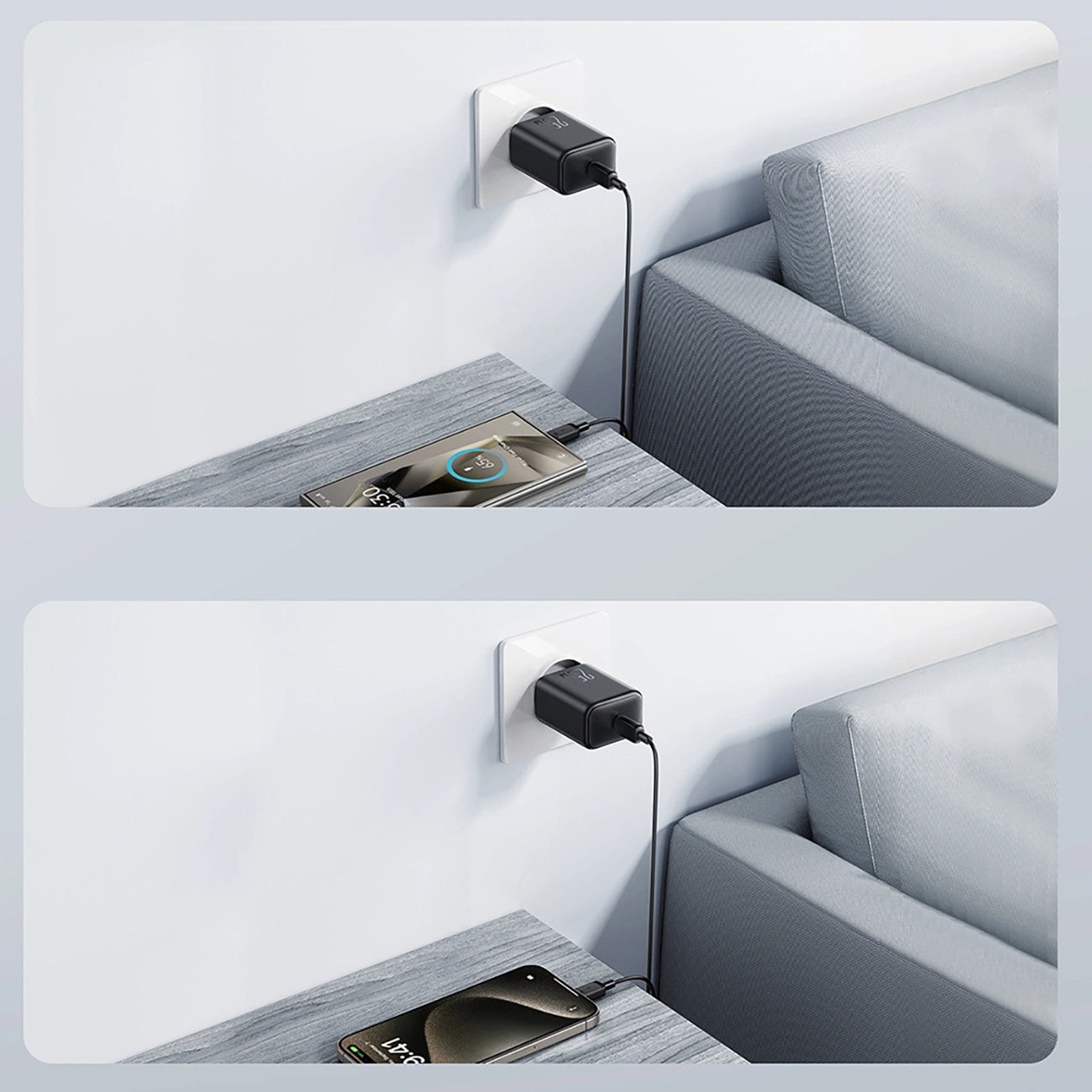 Joyroom JR-TCF23 USB-C 25W SFC / PPS / PD network charger - black_9