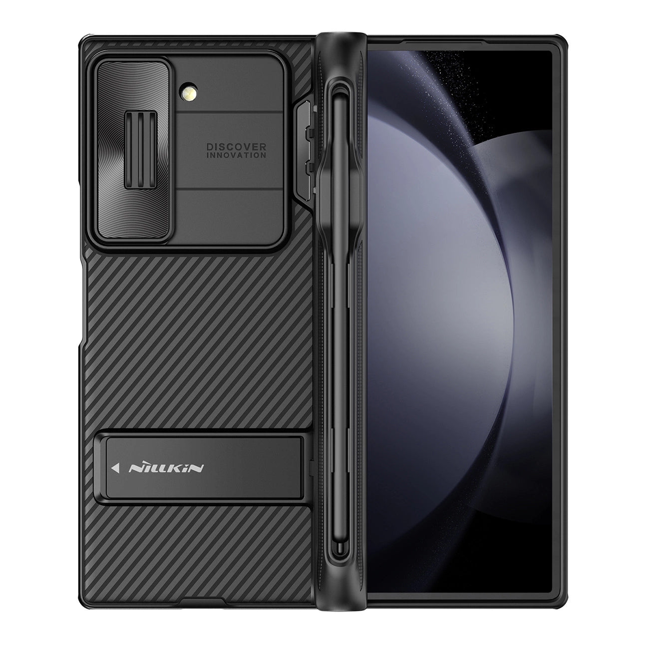 Nillkin CamShield Fold Case for Samsung Galaxy Z Fold 6 5G with Stylus Holder - Black_0