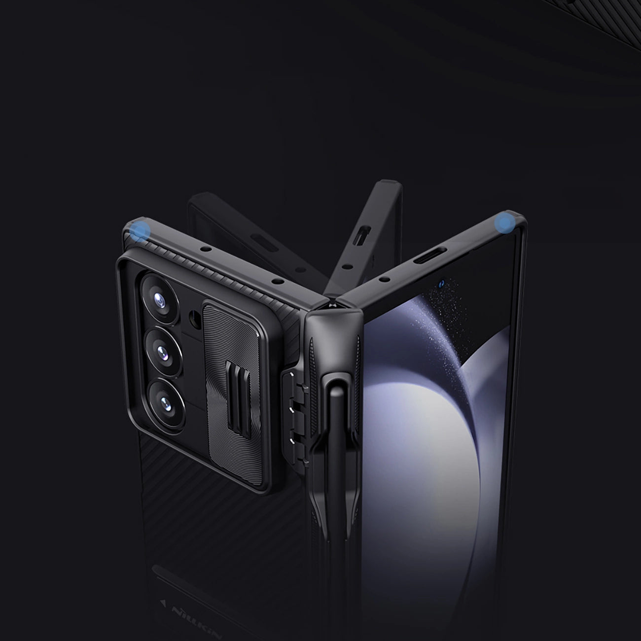 Nillkin CamShield Fold Case for Samsung Galaxy Z Fold 6 5G with Stylus Holder - Black_10