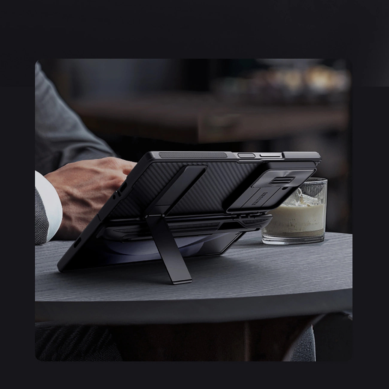 Nillkin CamShield Fold Case for Samsung Galaxy Z Fold 6 5G with Stylus Holder - Black_13