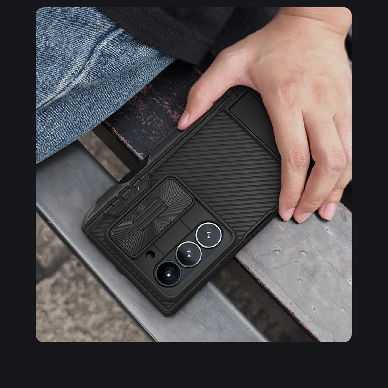 Nillkin CamShield Fold Case for Samsung Galaxy Z Fold 6 5G with Stylus Holder - Black_16