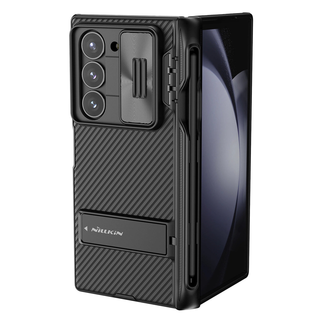Nillkin CamShield Fold Case for Samsung Galaxy Z Fold 6 5G with Stylus Holder - Black_1