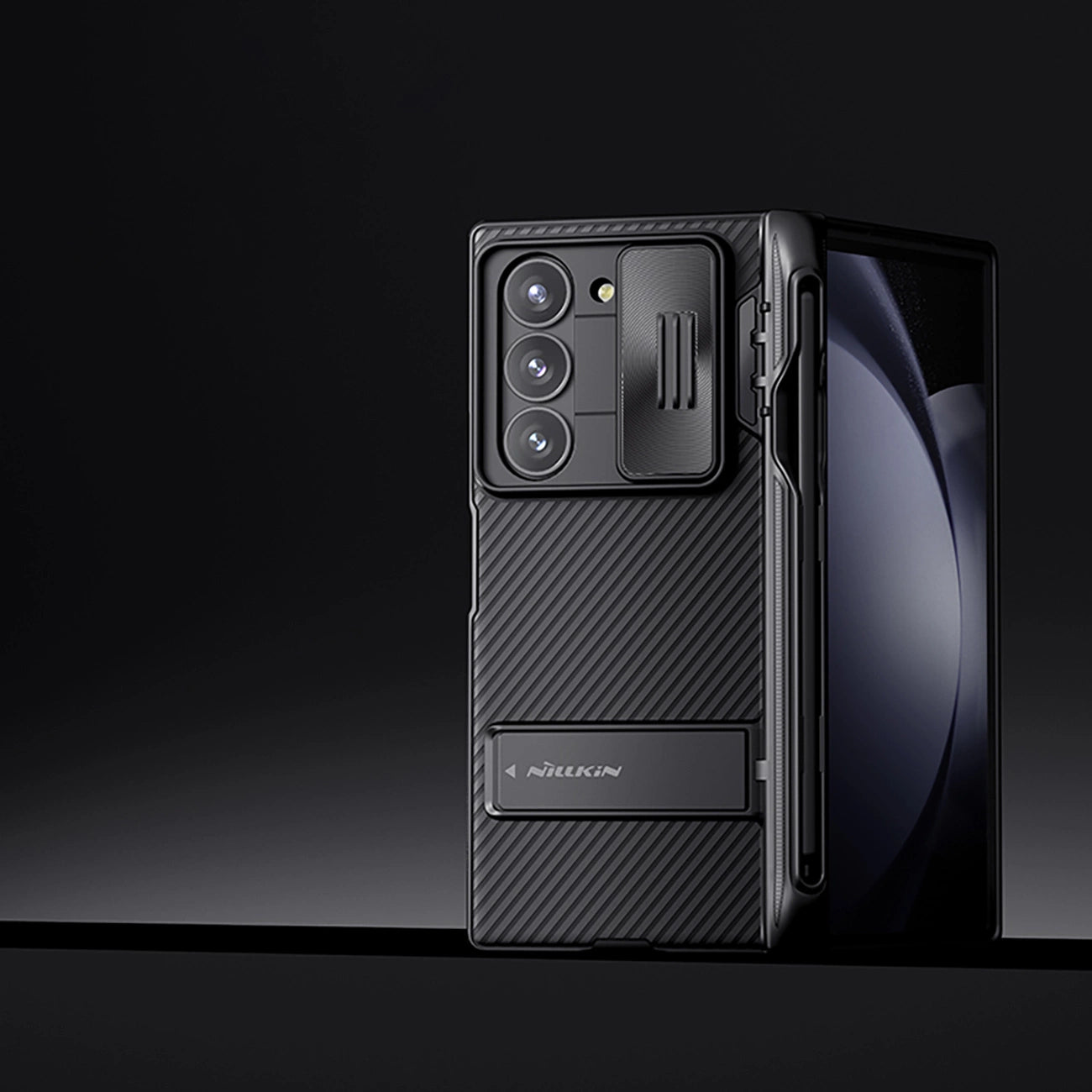 Nillkin CamShield Fold Case for Samsung Galaxy Z Fold 6 5G with Stylus Holder - Black_6