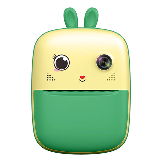 Mini Thermal Printer for Kids with Camera and Camcorder - Green_0