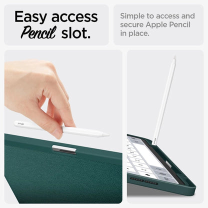 Spigen Urban Fit iPad Air 13&quot; 2024 Case - Green_15