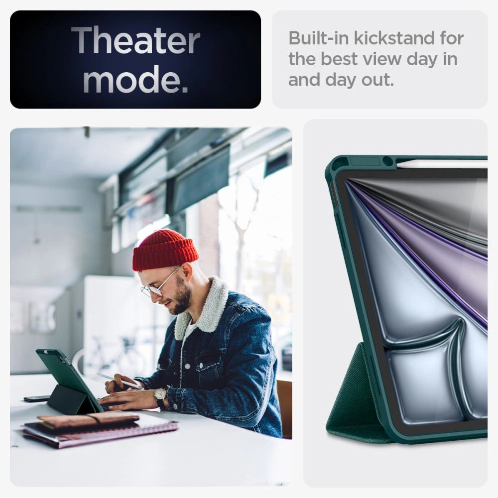 Spigen Urban Fit iPad Air 13&quot; 2024 Case - Green_17