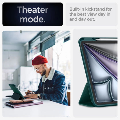 Spigen Urban Fit iPad Air 13&quot; 2024 Case - Green_17
