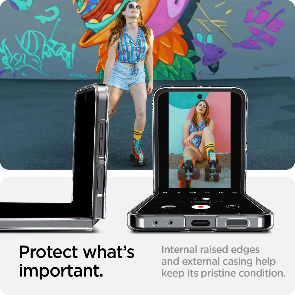 Spigen Airskin Case for Samsung Galaxy Z Flip 6 - Clear_14