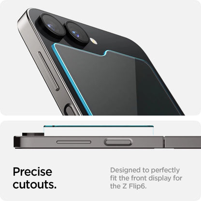 Spigen Glas.tR EZ Fit Tempered Glass for Samsung Galaxy Z Flip 6 - 2 pcs._11