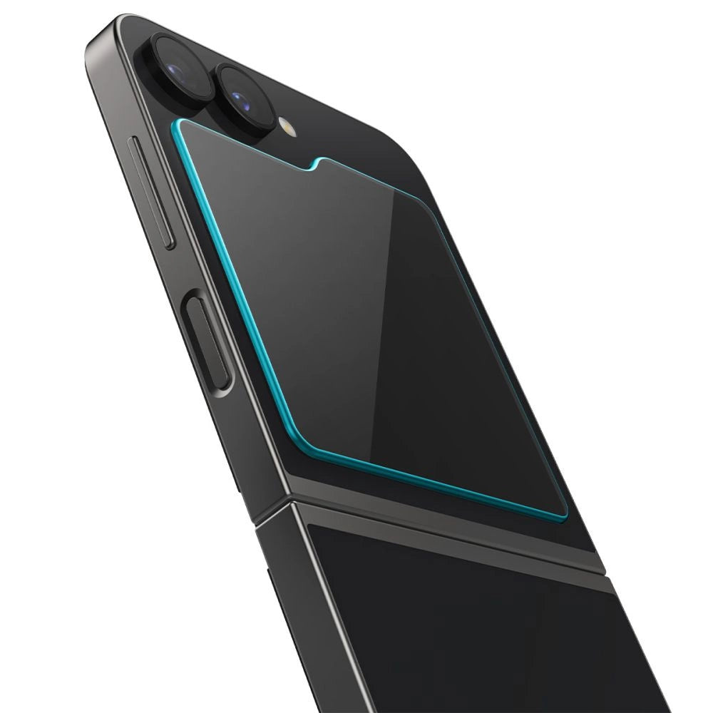 Spigen Glas.tR EZ Fit Tempered Glass for Samsung Galaxy Z Flip 6 - 2 pcs._2